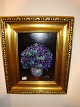 Maleri med blomster opstilling Måler 23,5 *  28,5 cm super kvalitet 5000 m2 
udstilling 
