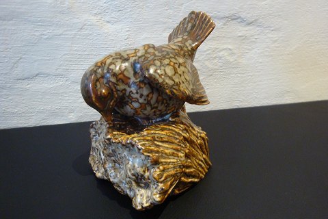 Saxbo bird by Hugo Liisberg. Height 14.5 cm, in perfect condition.
 5000 m2 showroom.