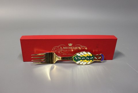 Christmas fork by A. Michelsen from 1996.
5000m2 showroom.
Great condition
