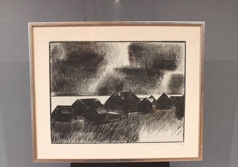 Litografi Parit fra Færøerne af Jack Kampmann 1972.
5000m2 udstilling.