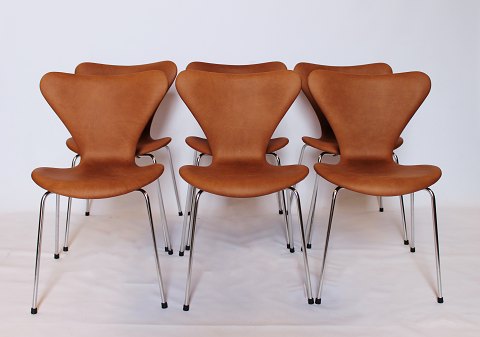 Dining room chairs - Seven chairs - Model 3107 - Arne Jacobsen - Fritz Hansen