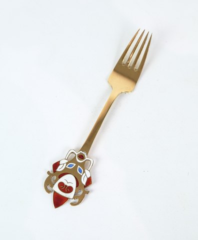 Christmas fork by Anton Michelsen, designed by Arne Ungermann, 1952
Great condition
