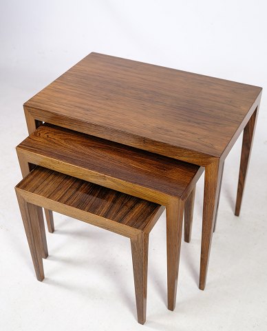 Nesting  Tables - Rosewood - Severin Hansen - Haslev Møbelfabrik - 1960
Great condition
