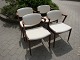 Four dining table chairs in rosewood designed by Kai Kristensen 5000 m2 showroom