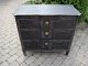 Gustavian painted black chest of drawers from the years around 1780 5000 m2 
showroom