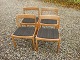 4 chairs in oak by kai Kristensen super quality 5000 m2 showroom
