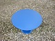 table in blue paint designed by Nanna Ditzel 5000 m2 showroom