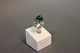 Silver Ring in sterling with a green cabochon cut agate designed by Bjørklund. 
5000 m2 showroom.