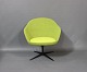 Lounge chair we have reupholstered in beautiful green Hallingdal fabric.