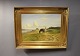 Oil Painting on canvas with horse motif signed N. Walseth by Niels Walseth.
5000m2 showroom.