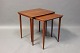 A set of side tables - Teak - Furniture intarsia - 1960