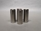 Salt og peberbøsse samt salt og peberkværn fra serien Cylinda Line designed af 
Arne Jacobsen for Stelton.
5000m2 udstilling.