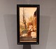 Small painting in warm colors and black wooden frame, in great condition.
5000m2 showroom.