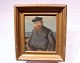 Oil painting portrait of fisherman signed GC, from the 1880s.
5000m2 showroom.