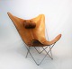 Butterfly chair, KS chair, with neck pillow designed by Dennis Marquart and 
manufactured by OX Denmarq.
5000m2 showroom.