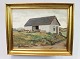 Maleri med motiv af hus på landet signeret af Mary Havning i 1930.
5000m2 udstilling.