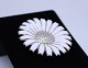 Daisy brooch of 925 sterling silver and white enamel by Georg Jensen.
5000m2 showroom.