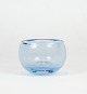 Glas skål i isblå farve af Per Lütken for Holmegaard.
5000m2 udstilling.