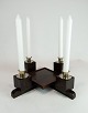 Candlesticks with room for four candles in rosewood of danish design from the 
1960s.
5000m2 showroom.