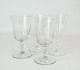 Set of four mouth blown Christian the 8th glass, in great vintage condition from 
the 1890s.
5000m2 showroom.