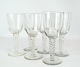 Set of six wine glass from Kastrup Glass works, in great used condition from the 
1920s.
5000m2 showroom.