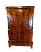 Late Empire cabinet of handpolished mahogany and of cherry on the inside, from 
Denmark around the 1840s.
5000m2 showroom.
