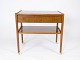 Small side table with drawer in teak of danish design from the 1960s. 
5000m2 showroom.
