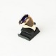 Ring decorated with amethyst and of 14 carat gold, stamped FF.
5000m2 showroom.