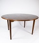 Spisebord i mørk eg af dansk design fra 1960erne. 
5000m2 udstilling.

