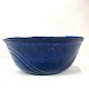Ceramic bowl with blue glaze from Haslev Ceramics from around the 1950s. 
5000m2 showroom.
Great condition
