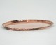 Oval hammered cobber tray from around 1960s. 5000m2 exhibition
Great condition
