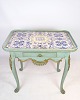 Tile table, Painted, Rococo form, 1780
Great condition
