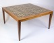 Sofabord - Palisander & "Baca" Fajancefliser - Severin Hansen - Haslev 
Møbelsnedkeri - Royal Copenhagen - 1960erne
Flot stand
