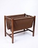 Avis/Magasin Holder - Palisander & Brunt Canvas - Dansk Design - 1960erne

