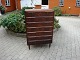 High chest of drawers in rosewood Danish design 5000 m2 showroom